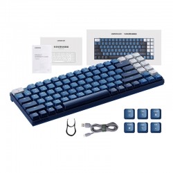 UGREEN 90489 Bezprzewodowa klawiatura mechaniczna BT niebieska