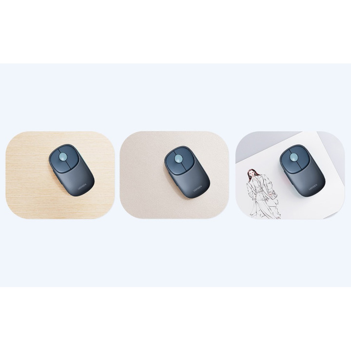 UGREEN 90538 Bezprzewodowa myszka 2.4G + BT  niebieska
