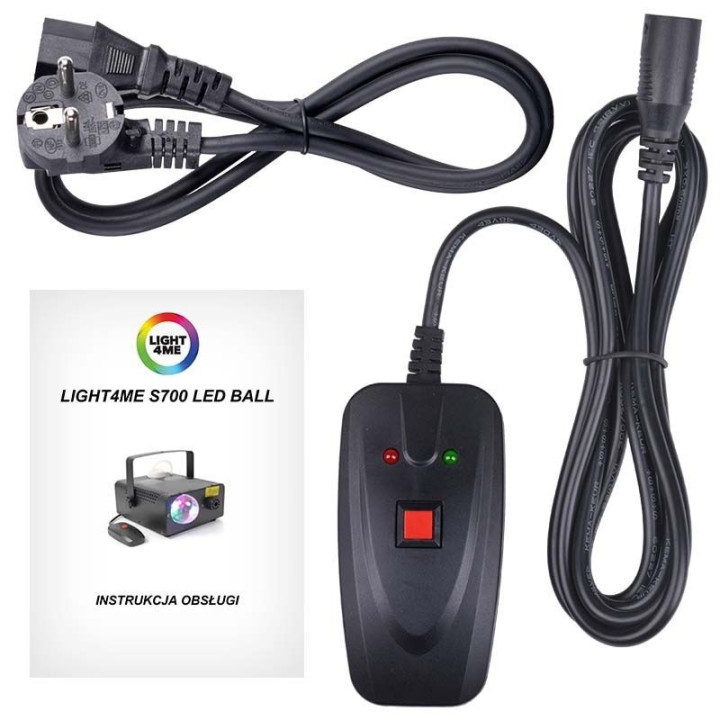 LIGHT4ME S700 Led Ball wytwornica dymu efekt led flower