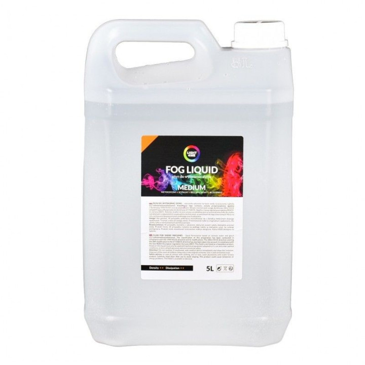 LIGHT4ME Fog Liquid Medium 5l plyn do wytwornicy dymu sredni