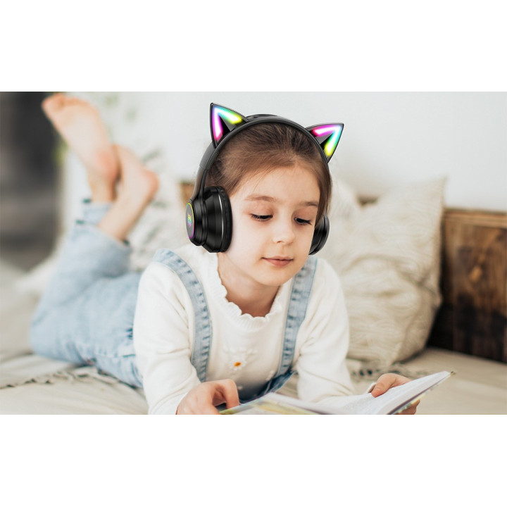 ONIKUMA B90 Sluchawki gamingowe czarne RGB