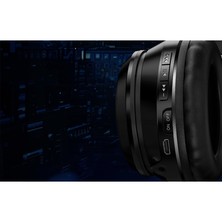 ONIKUMA B90 Sluchawki gamingowe czarne RGB