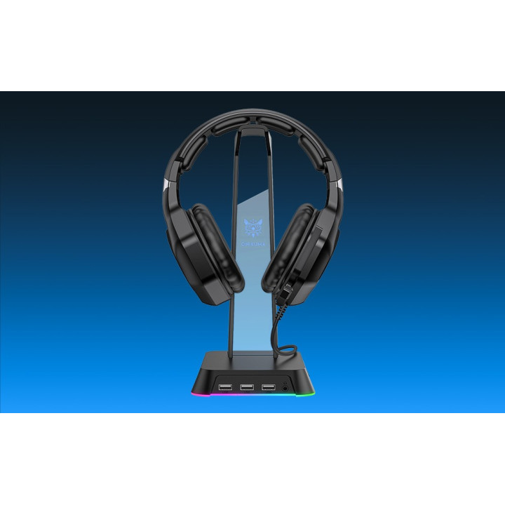 ONIKUMA ST-2 Stojak na sluchawki RGB czarny