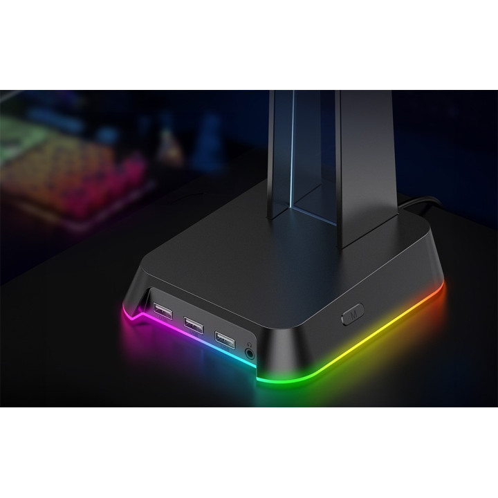 ONIKUMA ST-2 Stojak na sluchawki RGB czarny