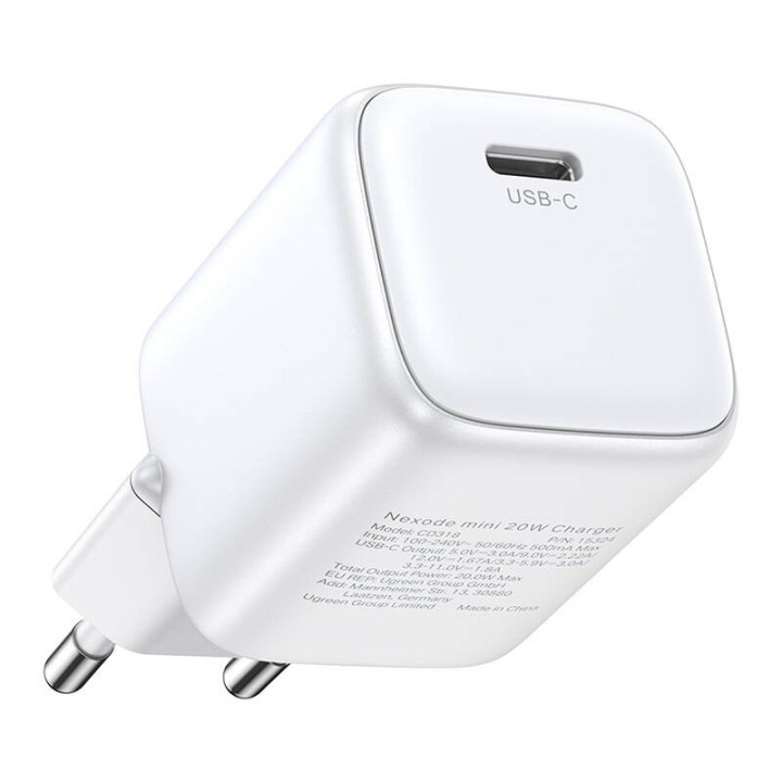 UGREEN 15326 Ladowarka sieciowa Nexode mini, USB-C, PD3.0, Q