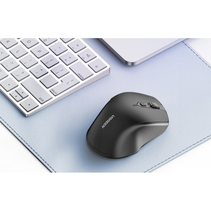 UGREEN 90395 Ergonomiczna mysz bezprzewodowa 2.4Ghz czarny