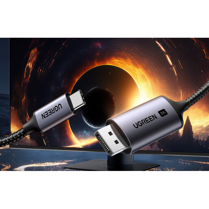 UGREEN 25158 Kabel USB-C do Displayport 2m 8K