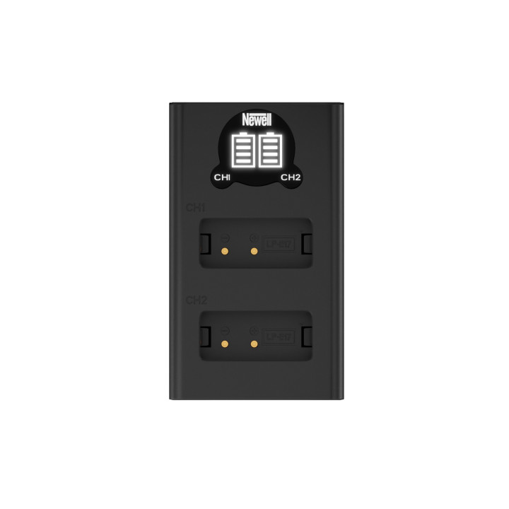 NEWELL Ladowarka dwukanalowa DL-USB-C i dwa akumulatory LP-E