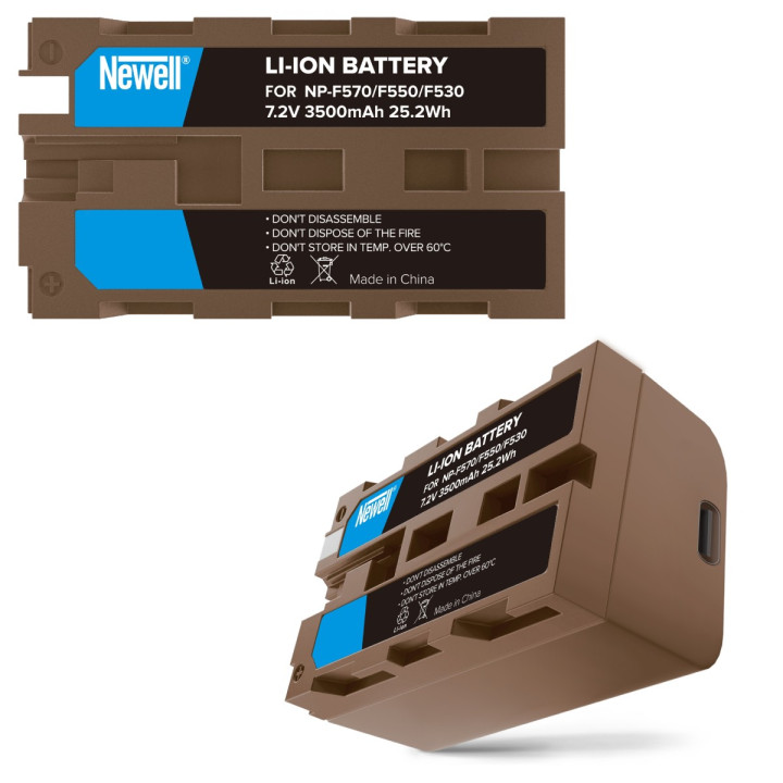 NEWELL akumulator zamiennik NP-F570 USB-C do Sony