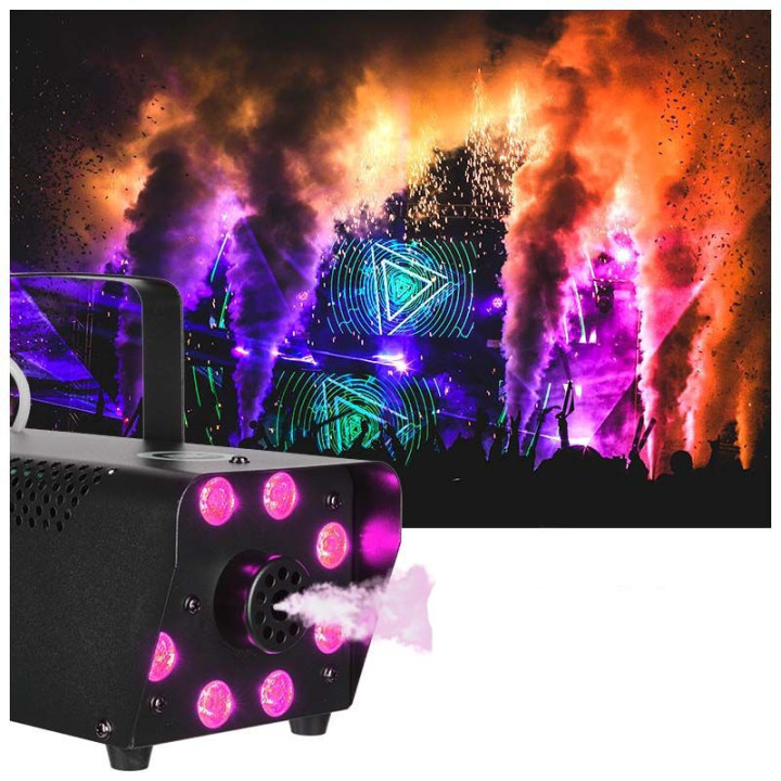 LIGHT4ME FOG 500 LED wytwornica dymu mgly na pilota