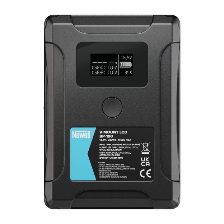 Newell akumulator BP-190 LCD V-Mount
