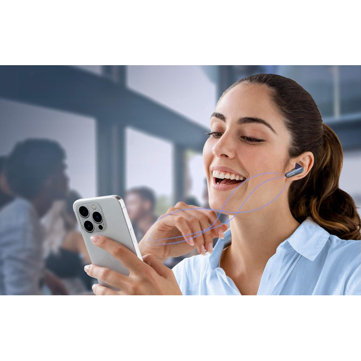 EARFUN TW500L Sluchawki TWS Air Pro 3 ANC niebieskie