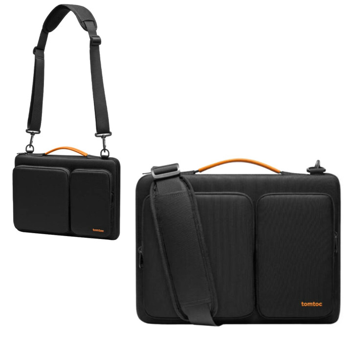 TOMTOC Defender-A42 Teczka na laptopa 14" czarny