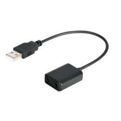 Saramonic EA2L Adapter audio 2x mini Jack TRS / USB-A