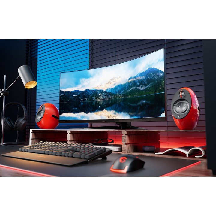 EDIFIER e25HD czerwone zestaw stereo bluetooth s/pdif