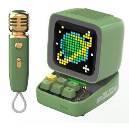 DIVOOM Ditoo Mic Green przenosny glosnik bluetooth karaoke z