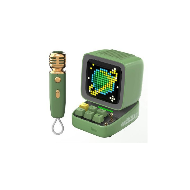 DIVOOM Ditoo Mic Green przenosny glosnik bluetooth karaoke z