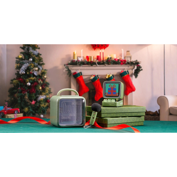 DIVOOM Ditoo Mic Green przenosny glosnik bluetooth karaoke z