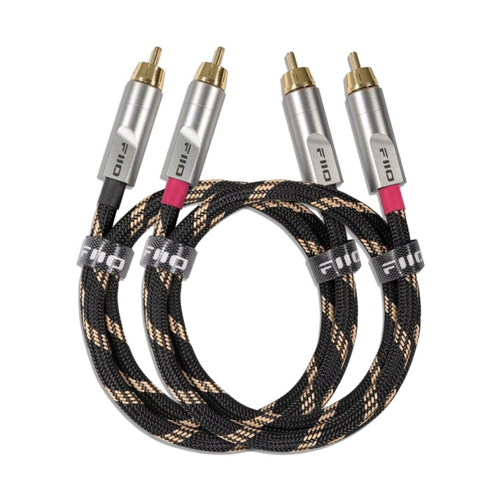 FIIO LR-RCA4S kabel 2xRCA w oplocie 0,2m