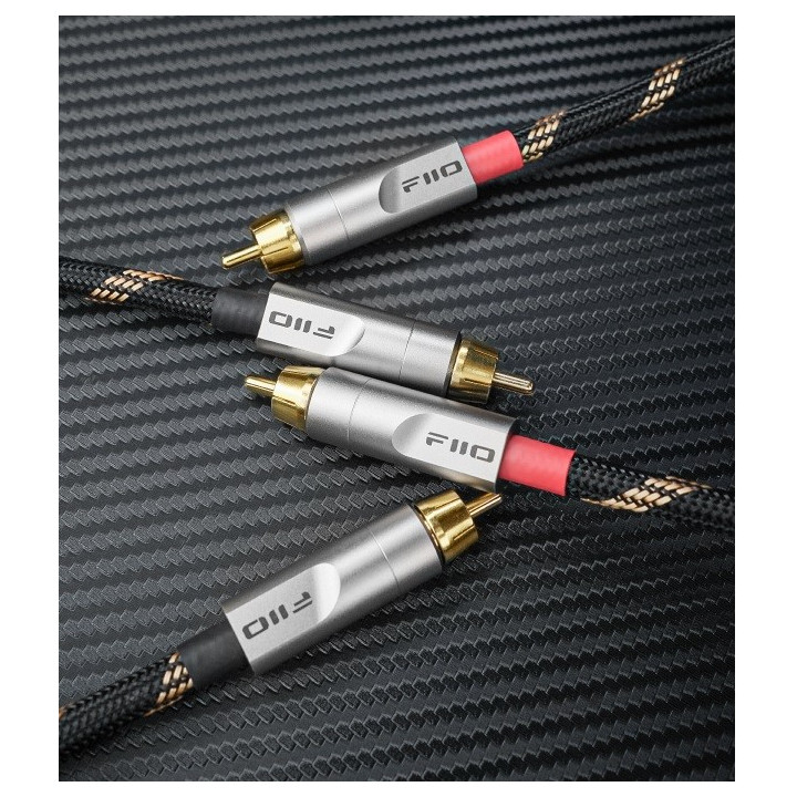 FIIO LR-RCA4S kabel 2xRCA w oplocie 0,2m