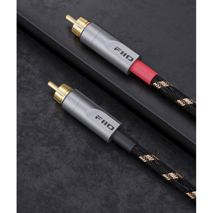 FIIO LR-RCA4S kabel 2xRCA w oplocie 0,2m