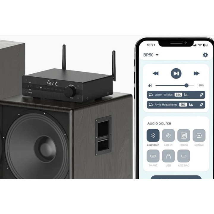ARYLIC BP50 przedwzmacniacz HiFi HDMI bluetooth DAC USB s/pd