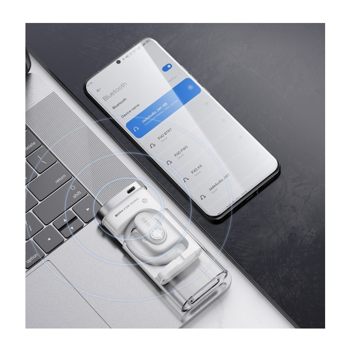 FIIO JW1 White sluchawki TWS otwarte