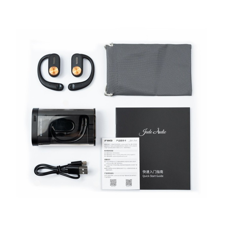 FIIO JW1 White sluchawki TWS otwarte
