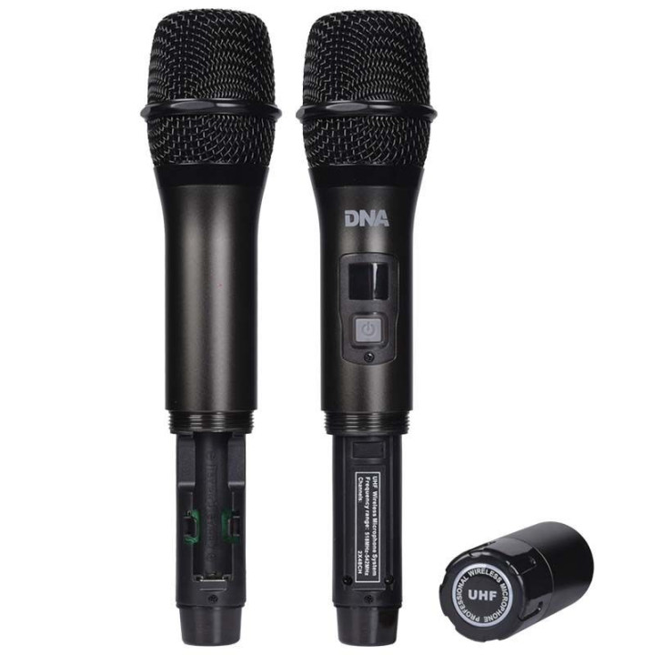 DNA FU DUAL VOCAL zestaw 2x mikrofon dynamiczny wokalowy bez