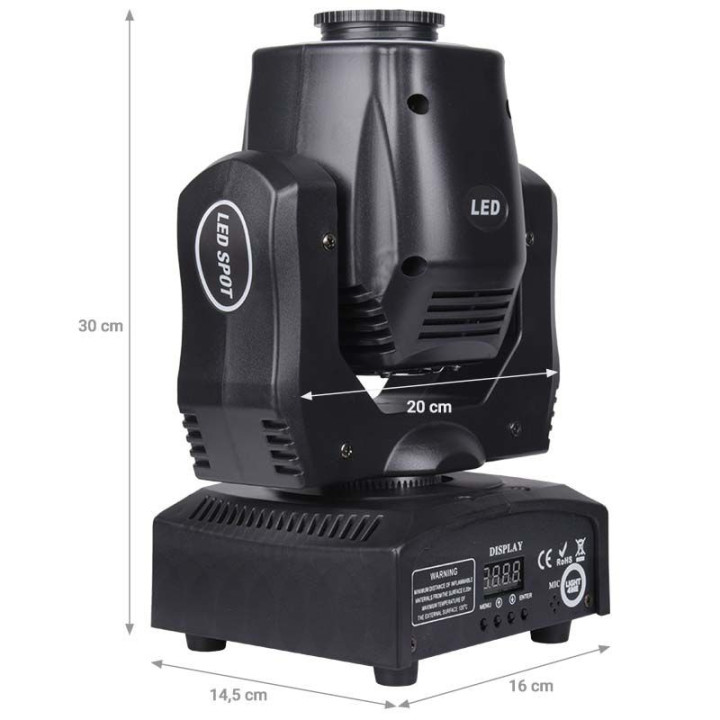 LIGHT4ME MINI SPOT 60 RING glowica ruchoma LED