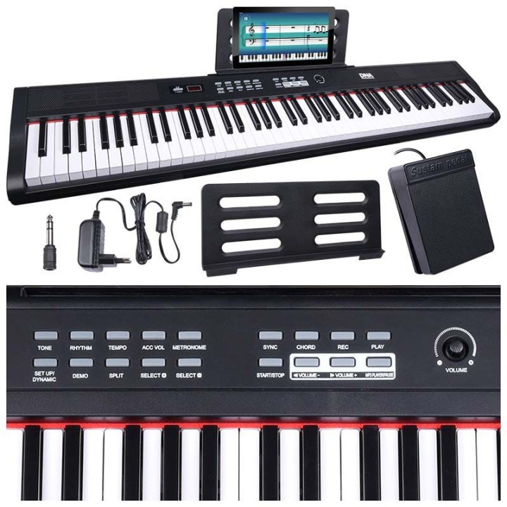 DNA PP 88 pianino cyfrowe pelnowymiarowe keyboard do nauki –