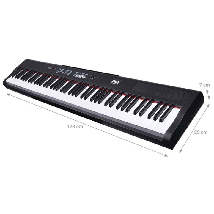 DNA PP 88 pianino cyfrowe pelnowymiarowe keyboard do nauki –