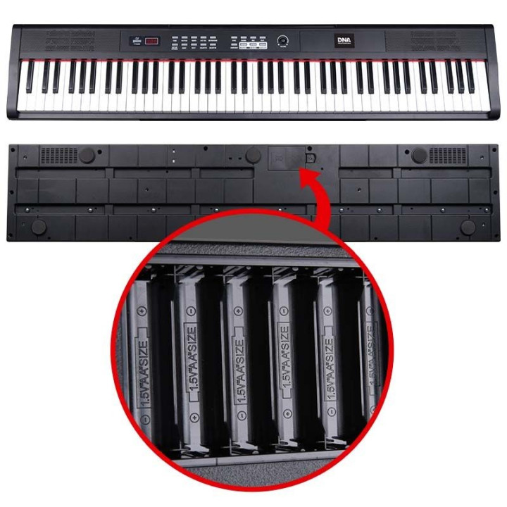 DNA PP 88 pianino cyfrowe pelnowymiarowe keyboard do nauki –