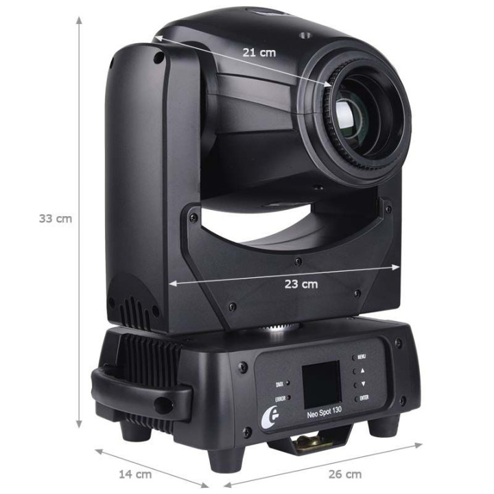 EVOLIGHTS NEO SPOT 130W glowica ruchoma LED oswietlenie scen