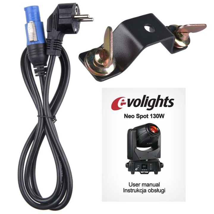EVOLIGHTS NEO SPOT 130W glowica ruchoma LED oswietlenie scen