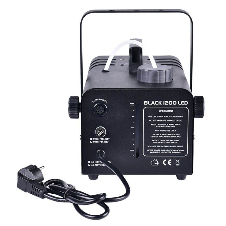 LIGHT4ME BLACK 1200 LED wytwornica dymu mgly – ? Wytwornice
