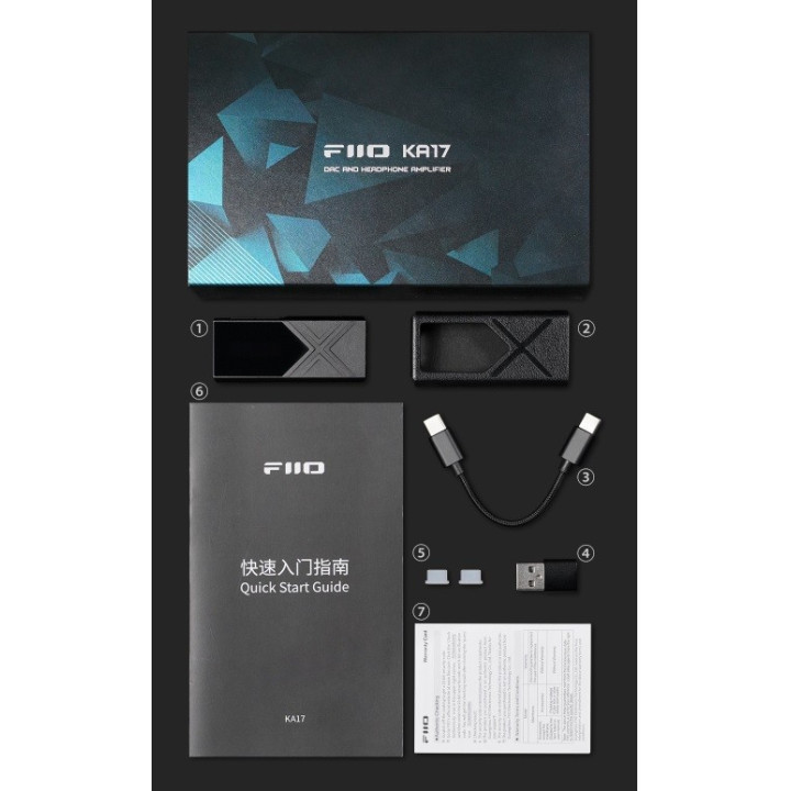 FIIO FiiO KA17 Black wzmacniacz sluchawkowy DAC – ? Wzmacnia