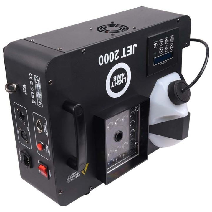 LIGHT4ME JET 2000 wytwornica dymu pionowego LED + pilot – ?