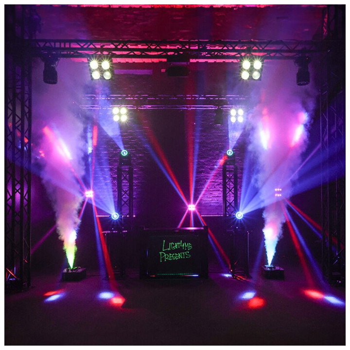 LIGHT4ME JET 1500 LED wytwornica dymu pionowego na pilota –