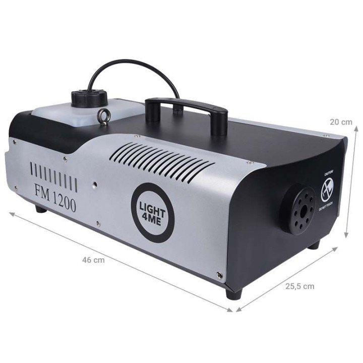 LIGHT4ME FM 1200 wytwornica dymu mgly na pilota – ? Wytworni