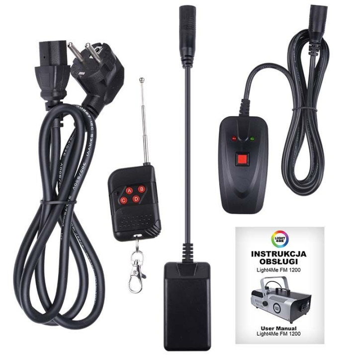 LIGHT4ME FM 1200 wytwornica dymu mgly na pilota – ? Wytworni