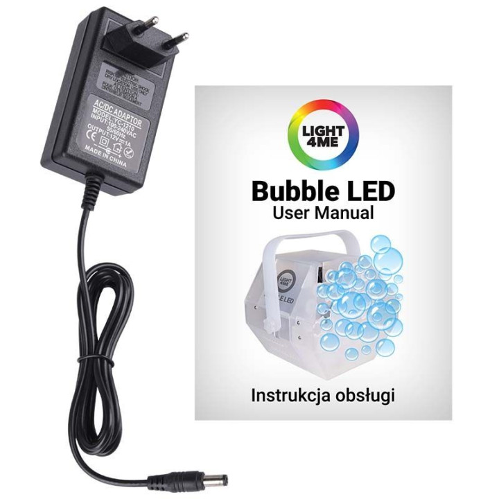 LIGHT4ME BUBBLE LED mala wydajna wytwornica baniek wytwornica