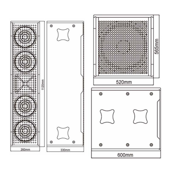 DNA RLX-3300 zestaw naglosnieniowy aktywny 6600W – ? Naglosn
