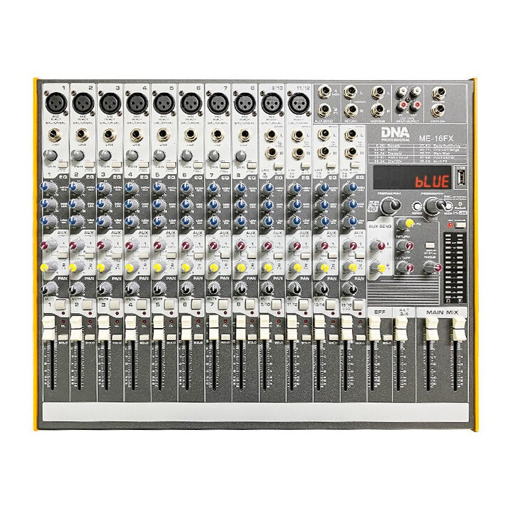 DNA ME-16FX mikser audio 16 kanal USB Bluetooth – ? Miksery