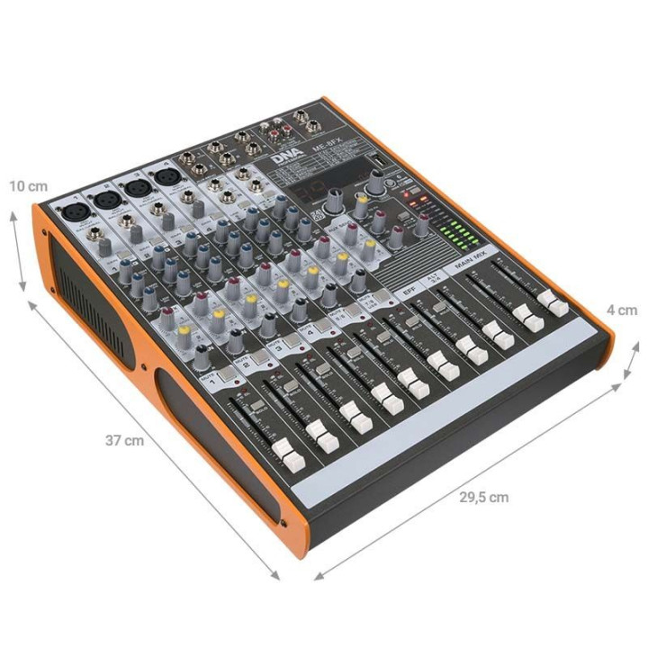 DNA ME-8FX mikser audio 8 kanal USB Bluetooth – ? Miksery |
