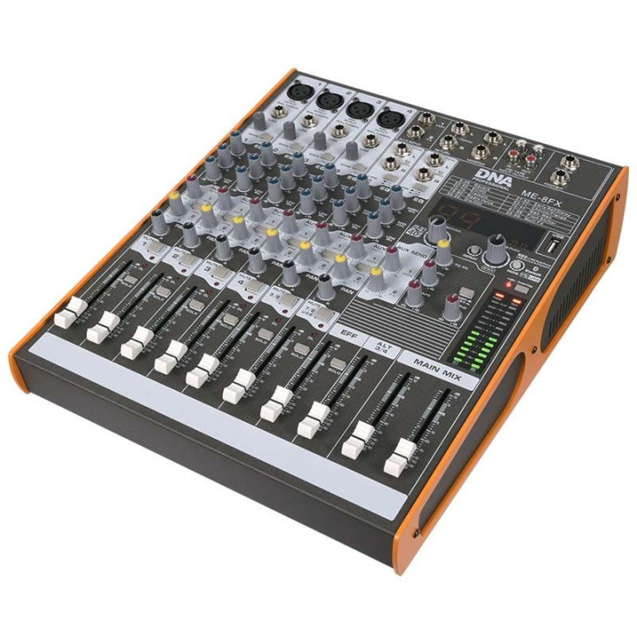 DNA ME-8FX mikser audio 8 kanal USB Bluetooth – ? Miksery |
