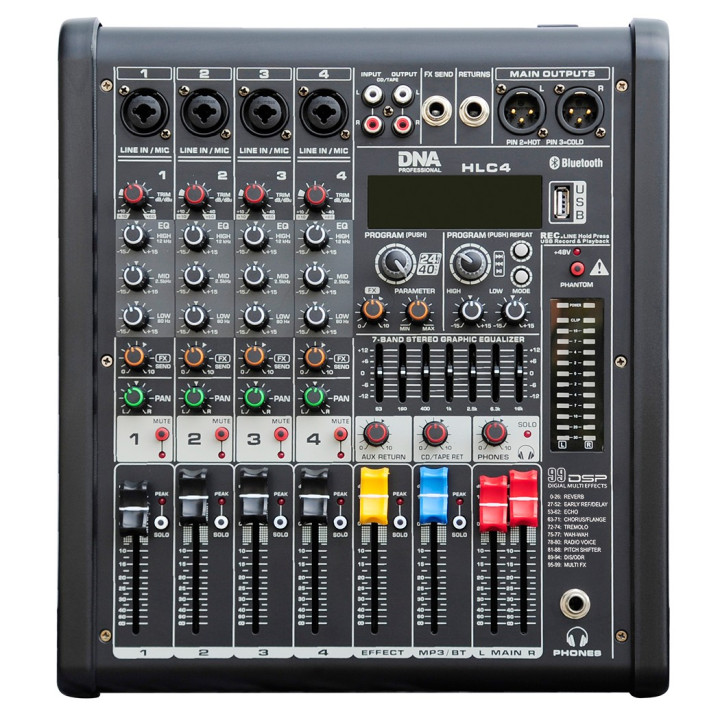 DNA HLC 4 analogowy mikser audio 4 kanaly – ? Miksery | dobr