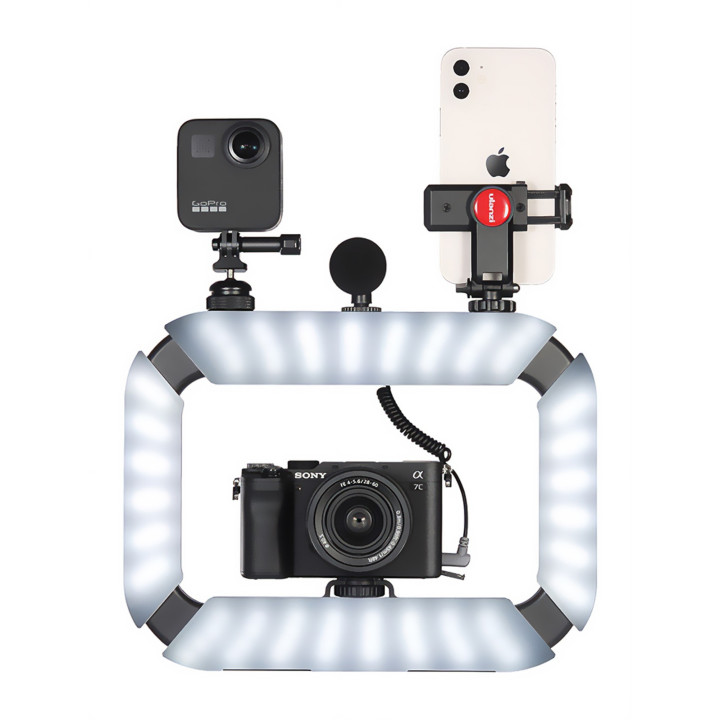 Ulanzi U200 Lampa LED z adapterem do smartfona 2500K- 8500K