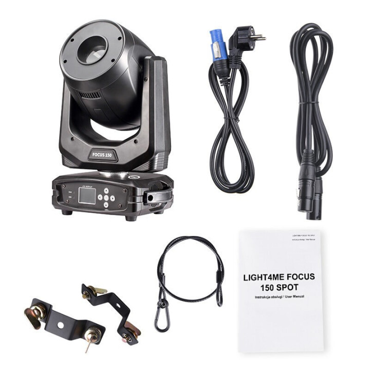 LIGHT4ME FOCUS 150 SPOT glowica ruchoma LED oswietlenie scen
