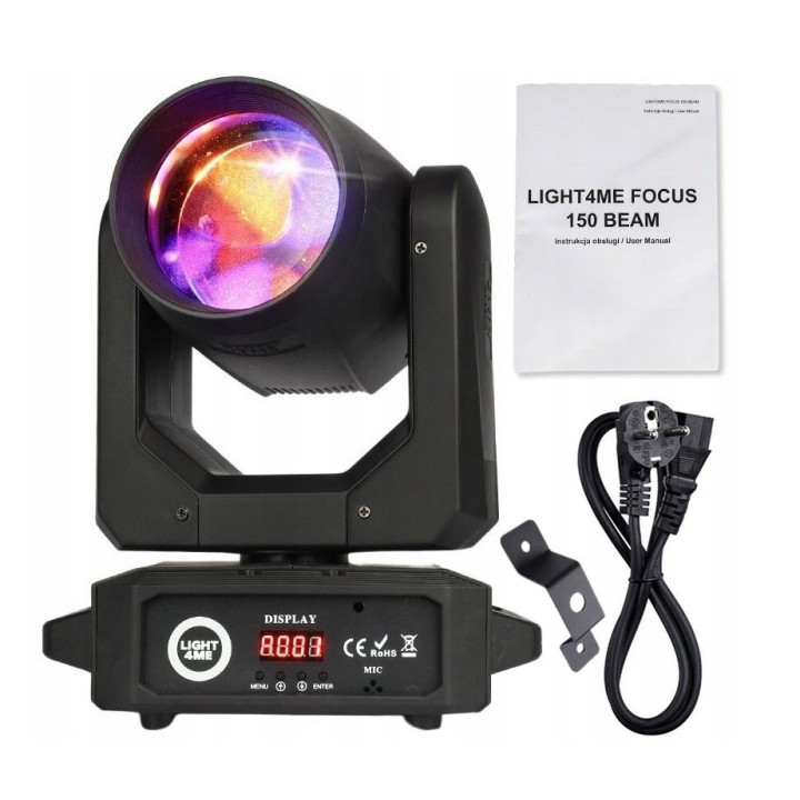 LIGHT4ME FOCUS 150 BEAM glowica ruchoma LED oswietlenie scen